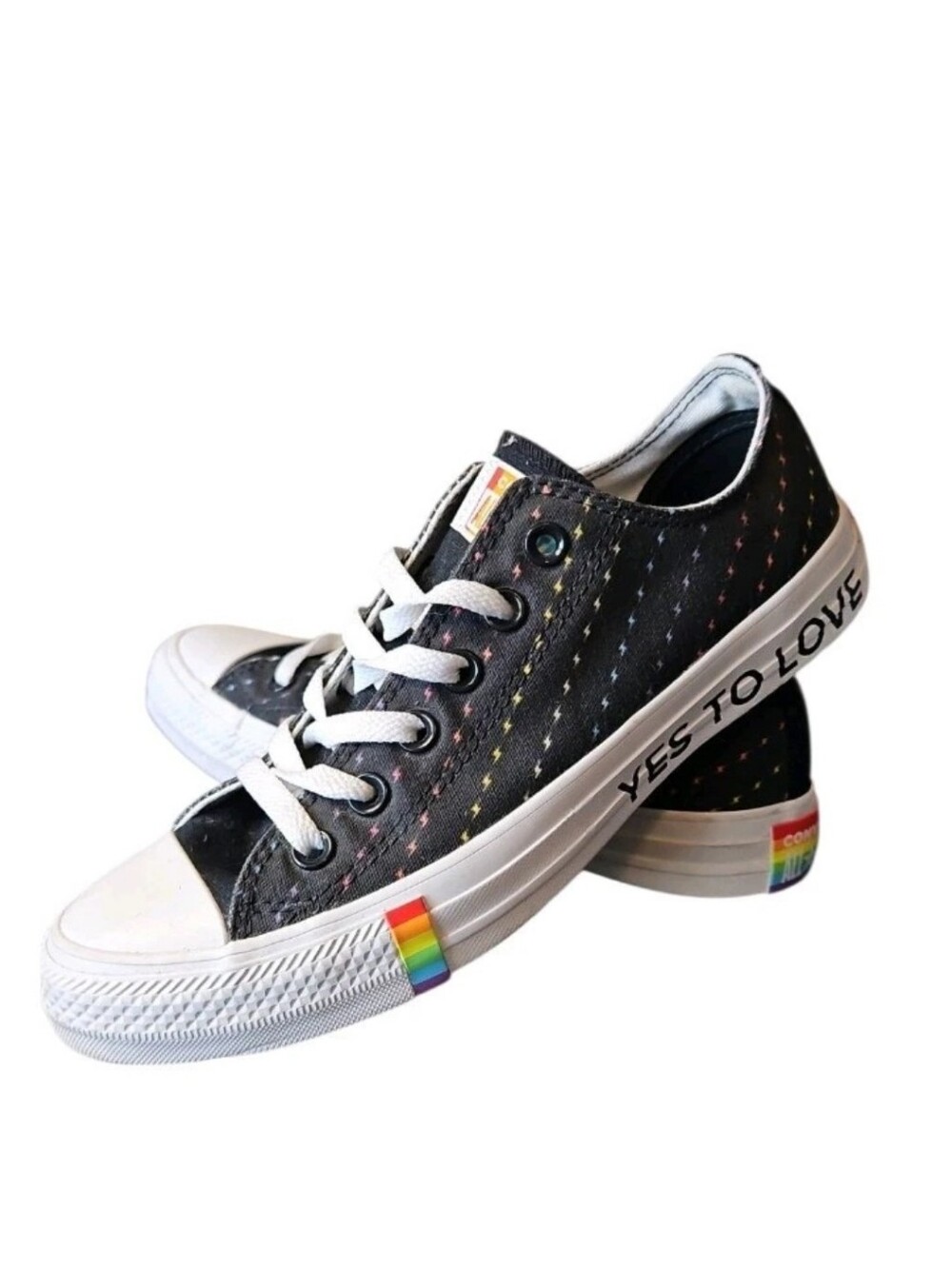 Converse Chuck Taylor All Star PRIDE Low Tops, Size M6, W8 *Rare*